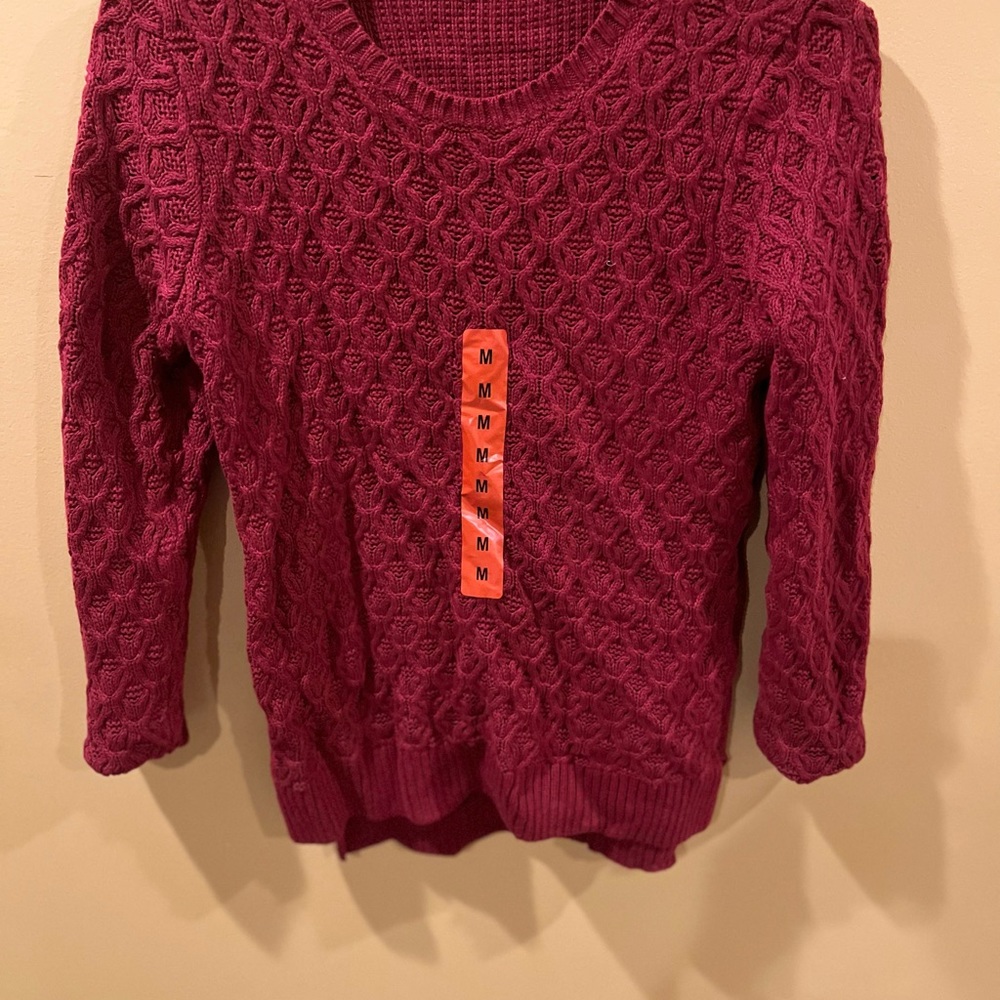 Red sweater for women size M